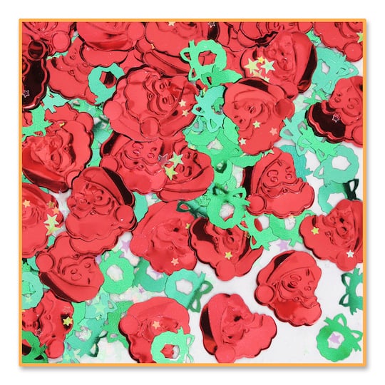 Beistle 1/2oz. Saint Nick Confetti Packs, 3ct.